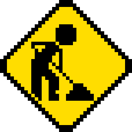 Retro and whimsical construction worker animation